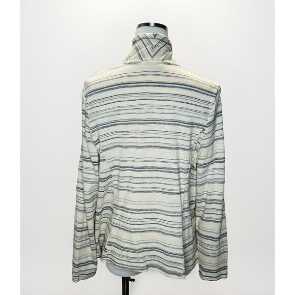 Anthropologie Saturday Sunday Womens Medium Stripe Long Sleeve Open Knit Jacket - Picture 3 of 10